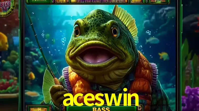 Personagem de peixe pescador do popular jogo de slot com tema de pescaria, uma das emocionantes opções de caça-níqueis para jogar e ganhar no cassino aceswin.